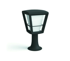 Philips Hue Econic LED 1x15W stĺpik 32cm čierna / vonkajšie stĺpové svietidlo / 1150lm / 2200-6500K / RGB / IP44