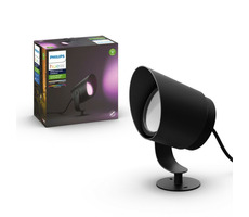 Philips Hue Lily XL LED 1x15W čierna / vonkajšie zapichovacie svietidlo / 1200lm / 2000-6500K / RGB / IP65