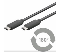 PremiumCord prepojovací kábel USB 3.1 konektor C samec - USB 3.1 konektor C samec 0.5m