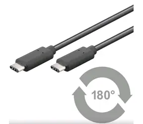 PremiumCord prepojovací kábel USB 3.1 konektor C samec - USB 3.1 konektor C samec 0.5m
