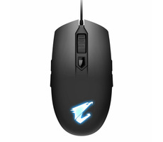 GIGABYTE AORUS M2 čierna / Herná optická myš / 6 200 DPI / 6 tlačidiel / USB / 1.8m