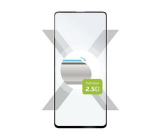 FIXED Full-Cover Ochranné tvrdené sklo pre Samsung Galaxy A52 &amp; A52 5G &amp; A52s 5G čierna / lepenie cez celý displej