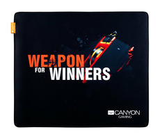CANYON CND-CMP5 Herná podložka pod myš čierna / 350 x 250 mm