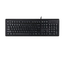A4tech KR-92 US Čierna / Drôtová klávesnica / US / USB / 1.5 m