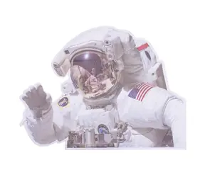 ThumbsUp! NASA Ride With Astronaut / odnímateľná samolepka na okno automobilu