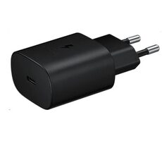 Samsung Napájací adaptér s rýchlonabíjaním (25W) bez kábla čierna - bulk balenie / USB-C / 3A 