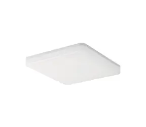 TELLUR WiFi Smart LED štvorcové stropné svetlo 24 W / teplá biela / biele prevedenie