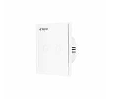 TELLUR WiFi Smart Spínač 2 porty biela / 1800 W / 10 A