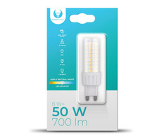 Forever LED žiarovka G9 8W (neutrálna biela) / 4500K / 700 lm