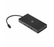 HP Travel USB-C Multi Port Hub / 2x USB 3.0 / 2x USB 2.0 / 1x USB-C / HDMI / VGA / microSD