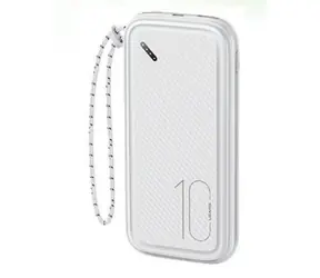 USAMS CD150 Powerbanka s Pútkom 10000mAh biela / 2xUSB