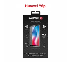 SWISSTEN Ultra Durable 3D FULL GLUE Glass pre HUAWEI Y6p čierna