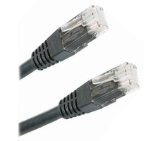 Lynx PK-UTP5E-020-BLK Patch kábel Cat5E čierna / UTP / 2m