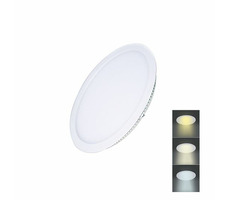 Solight LED mini panel CCT podhľadový 6W okrúhly / 450lm / 3000K / 4000K / 6000K