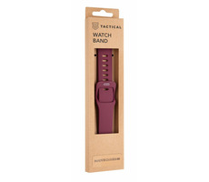 Tactical 793 Silikónový Remienok s Prackou pre Apple Watch 38 &amp; 40mm Wine červená