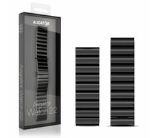 Aligator Kovový remienok 22mm čierna