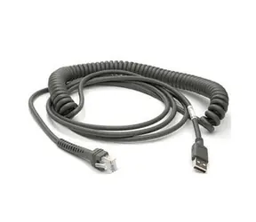 ZEBRA USB kábel (CBA-U29-C15ZBR) / krútený / tienený / 4.6m