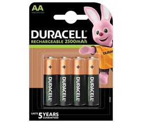 DURACELL - Nabíjací AA 2500mAh 4 ks