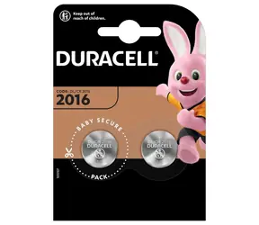 DURACELL - LI gombíková batéria CR2016 2 ks