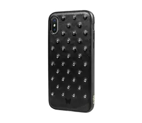 SBS S&amp;L Studs púzdro pre Apple iPhone XS &amp; X čierna