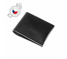 FIXED Wallet Kožená peňaženka z pravej hovädzej kože (FIXW-SMMW2-BK) čierna