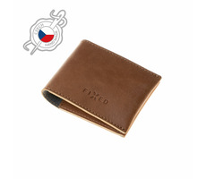 FIXED Wallet Kožená peňaženka z pravej hovädzej kože (FIXW-SMMW2-BRW) hnedá