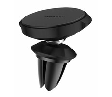 Baseus SUER-A01 Small Ears čierna / Magnetický držiak na ventilačnú mriežku