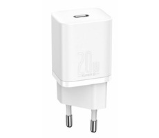 Baseus CCSUP-B02 Super Si Quick Charger USB-C 20W biela / 5V / 3A