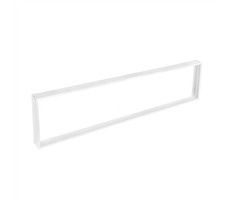 Solight WO907-W hliníkový biely rám pre inštaláciu 295x1195mm LED panelov na stropy a steny / výška 68mm