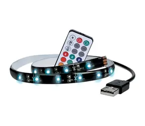 Solight WM504 LED RGB pásik pre TV / 2x 50cm / USB / vypínač / diaľkový ovládač