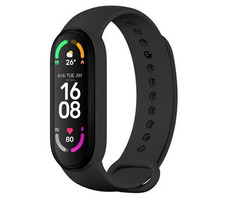 FIXED Silicone Strap Silikónový remienok pre XIAOMI Mi Band 5 &amp; Mi Band 6 čierna