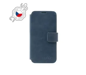 FIXED ProFit Kožené puzdro typu kniha pre Samsung Galaxy A52 &amp; A52 5G modrá