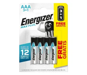 Energizer MAX Plus Batéria - Mikrotužka AAA 4 ks (3+1 zadarmo)