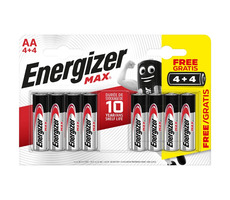 Energizer MAX Batéria - Ceruzka AA 8ks (4+4 zadarmo)