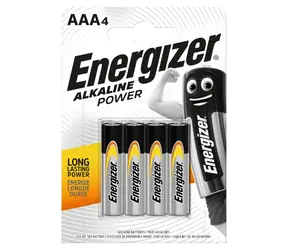 Energizer Alkaline Power Batéria - Mikrotužka AAA 4 ks