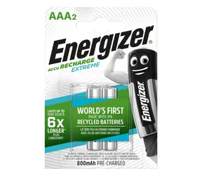 Energizer EXTREME Nabíjacie batérie - AAA - 800 mAh 2 ks