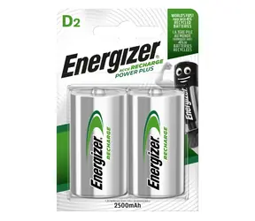 Energizer POWER PLUS Nabíjacie batérie - D - 2500 mAh 2 ks
