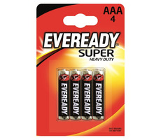 Eveready Super Batéria - Mikrotužka AAA 4 ks (blister)