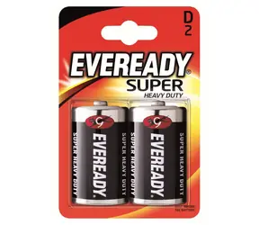 Eveready Super Batéria - Veľký monočlánok D 2 ks (blister)