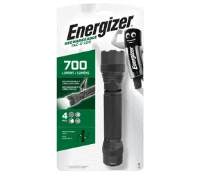 Energizer Tactical Rechargeable 700lm / Svietidlo / Dosvit: až 100 metrov / Lítium-iónová batéria