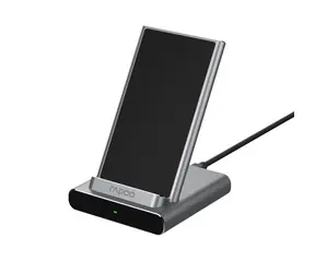 Rapoo XC350 bezdrôtová nabíjačka strieborná