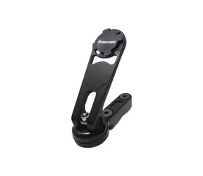 Rokform držiak na riadidlá motocykla čierna STANDARD Harley Davidson pre rozteč skrutiek 1.65-1.45"
