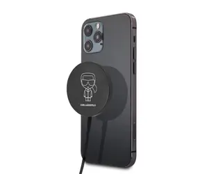 Karl Lagerfeld Outline 15W Wireless Charger Magnetic čierna