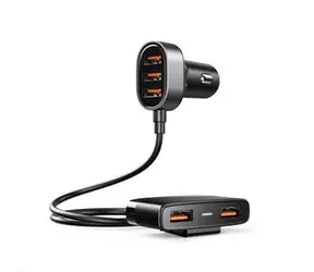 Joyroom JR-CL03 USB-A autonabíjačka do auta s 5 portami čierna / 5x USB-A / 5 V / 6.2 A
