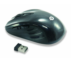 Conceptronic CLLM5BTRVWL čierna / bezdrôtová myš / USB-A prijímač / 6 tlačidiel / 1600 DPI