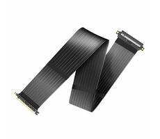 AKASA Riser Black XL čierna / Premium PCIe 3.0 x 16 Riser Kábel 100 cm