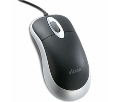 Ultron UM-100 USB čierna / optická myš / 800dpi / USB / 1.8m