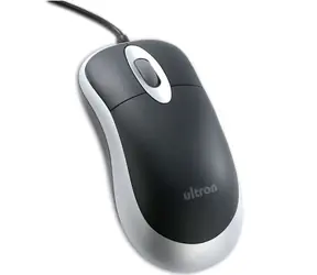 Ultron UM-100 USB čierna / optická myš / 800dpi / USB / 1.8m