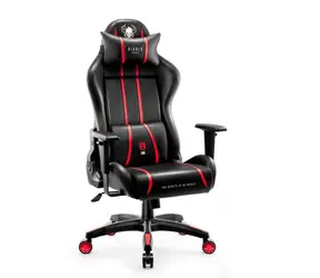 Diablo X-One 2.0 King čierno-červená / herná stolička / nastaviteľná / syntetická koža / pojazdové kolieska / nosnosť 180 kg