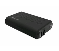 RealPower PB-20000 PD+ čierna / Powerbanka 20000 mAh / USB &amp; USB-C / 12V / 3A